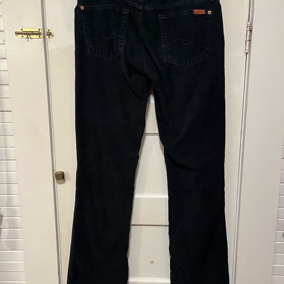 7 for all mankind black corduroy 30 - Picture 2 of 2